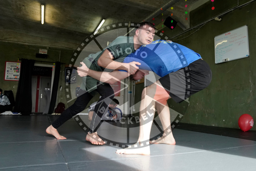 20240413PBB6111 | Fighters compete during the Grapplethon 24hours of rolling for a reason in Hamburg, Germany, on April 13, 2024.