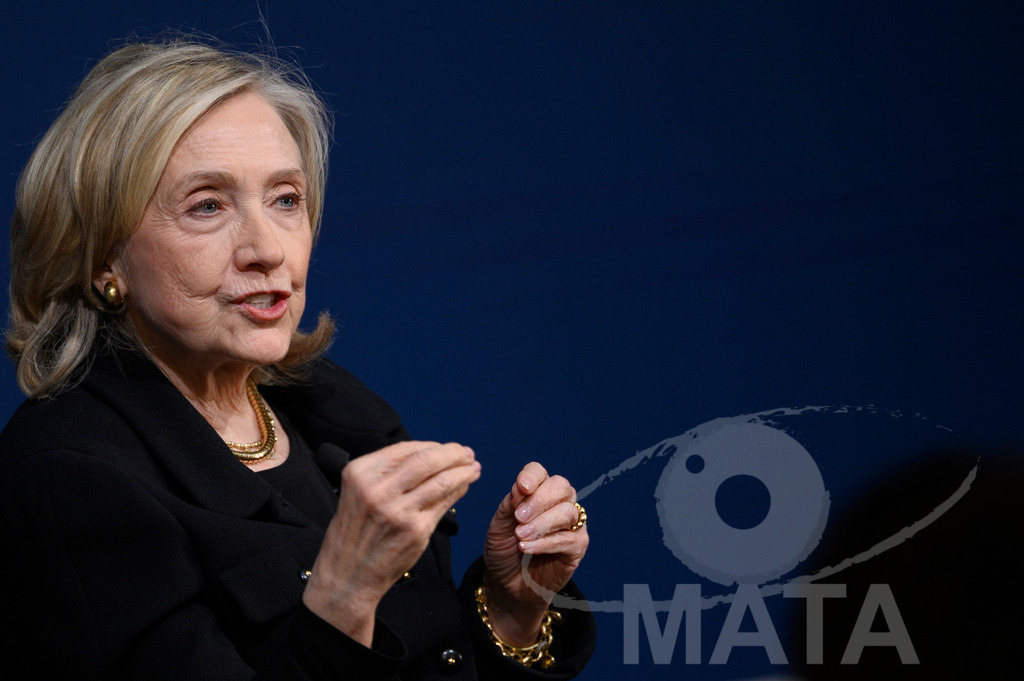 _DWI2999 | Die US-Politikerin Hillary Clinton auf der Veranstaltung Bridging Scholarship and Statecraft im Rahmen der Münchner Sicherheitskonferenz 2026. München, 13.02.2026 Bayern Deutschland  - Realisiert mit Pictrs.com