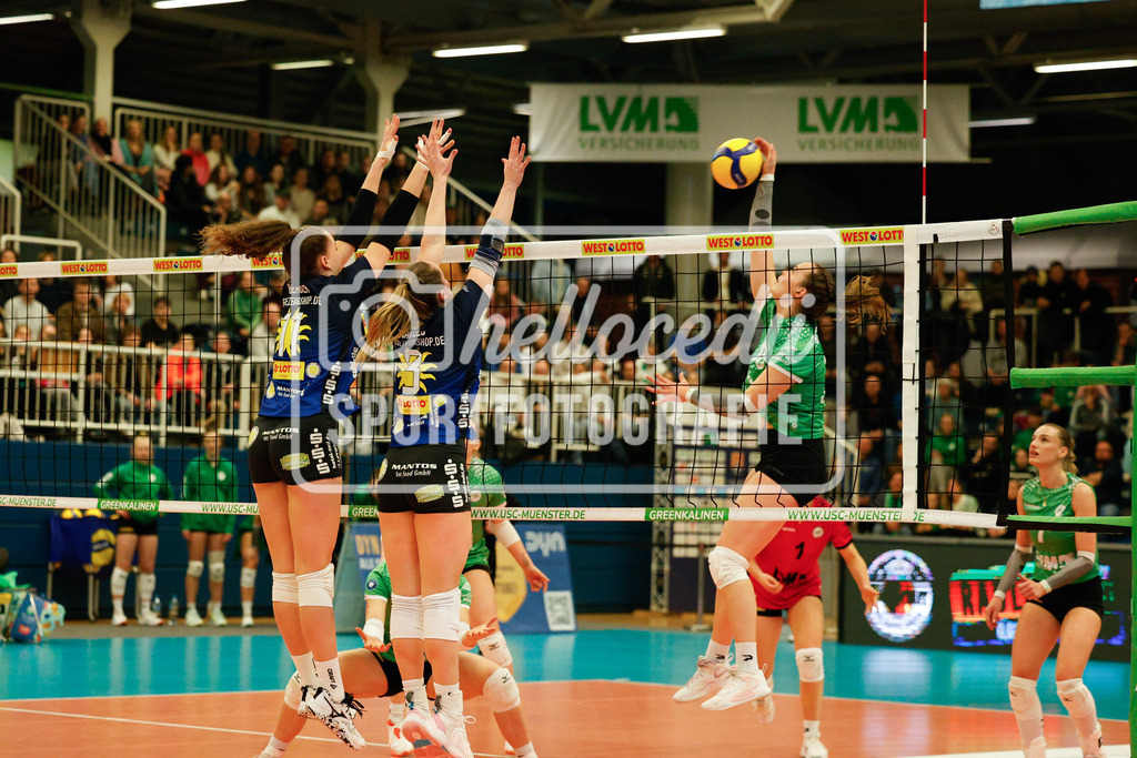Volleyball I Frauen I Saison 2025-2026 I Bundesliga I 17. Spieltag I USC Münster - VfB Suhl LOTTO Thüringen I 07.02.2026-87 | realhellocedii - Realisiert mit Pictrs.com