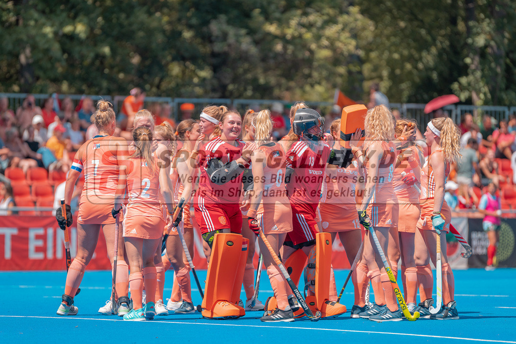 HK_20230711_101069 | Euro Hockey WU18 Spain vs Netherlands Championship Girls &amp; Boys am 11.7.2023 CHTC , Krefeld ,