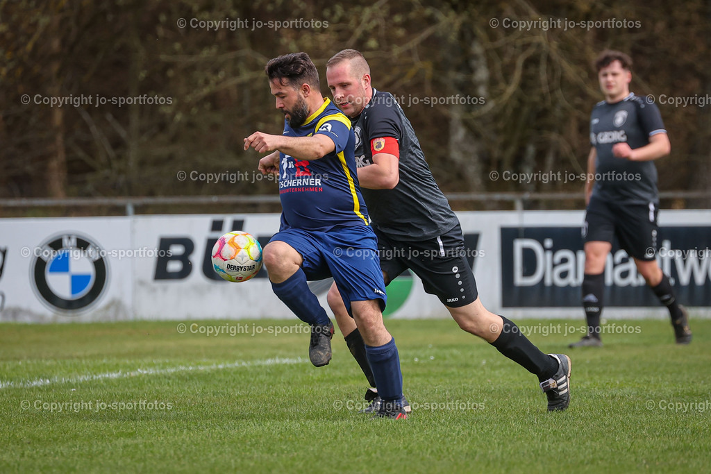 BQ3I2850 | 23.04.2023; Kreisliga C Dillenburg; Rasenplatz Hirzenhain; SSV Hirzenhain - SSG Breitscheid II; Ergebnis: 5:0 (3:0)
