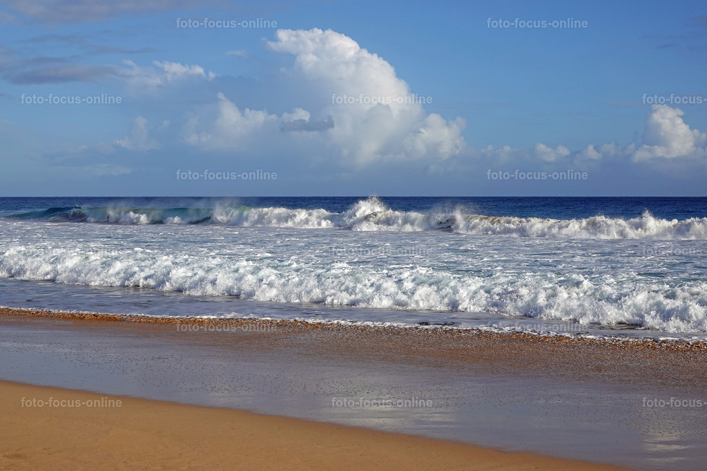 Beach | Beach, waves and clouds Atlantic