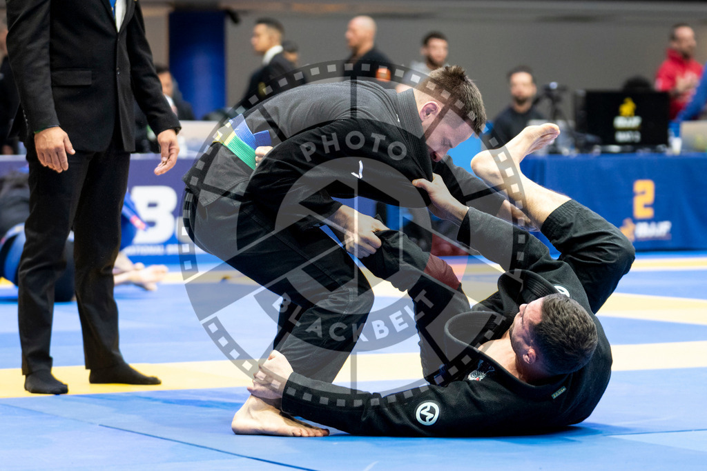 20240121PBB5160 | Fighters compete during the second day of the IBJJF European Championship in Paris, France, on January 21, 2024.