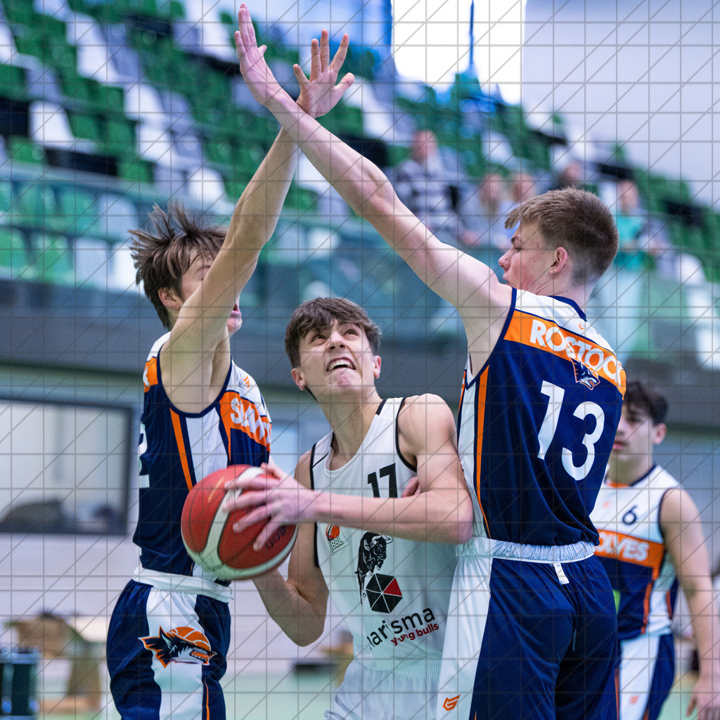 JBBL 24/25 | 19.01.2025 | Charisma Young Bulls vs. Rostock Seawolves | JBBL 24/25 | 19.01.2025 | Charisma Young Bulls vs. Rostock Seawolves - - - - - CREDIT, www.bullenfotos.de, Martin König, Hörner Weg 40, D-49078 Osnabrück, +4917663732967, Nutzung und Weitergabe nur zu den vereinbarten Zwecken. Presseanfragen an Urheber. Alle Rechte beim Urheber. - - - - - - Realisiert mit Pictrs.com