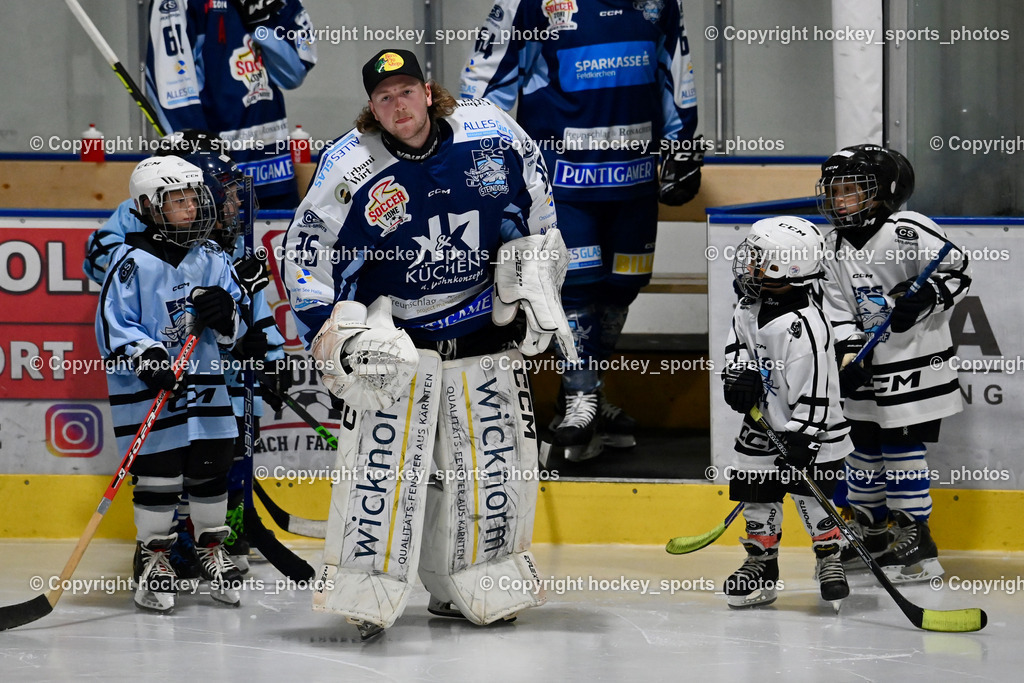 ESC Steindorf vs. MET PHOTOVOLTAIK HORNETS SPITTAL | #35 MAYROBNIG MARCO ESC Steindorf, Nachwuchs ESC Steindorf, ESC Steindorf vs. MET PHOTOVOLTAIK HORNETS SPITTAL, ESC Steindorf vs. MET PHOTOVOLTAIK HORNETS SPITTAL am 26.10.2024 in Steindorf (Ossiachersee Halle), Austria, (Photo by Bernd Stefan)