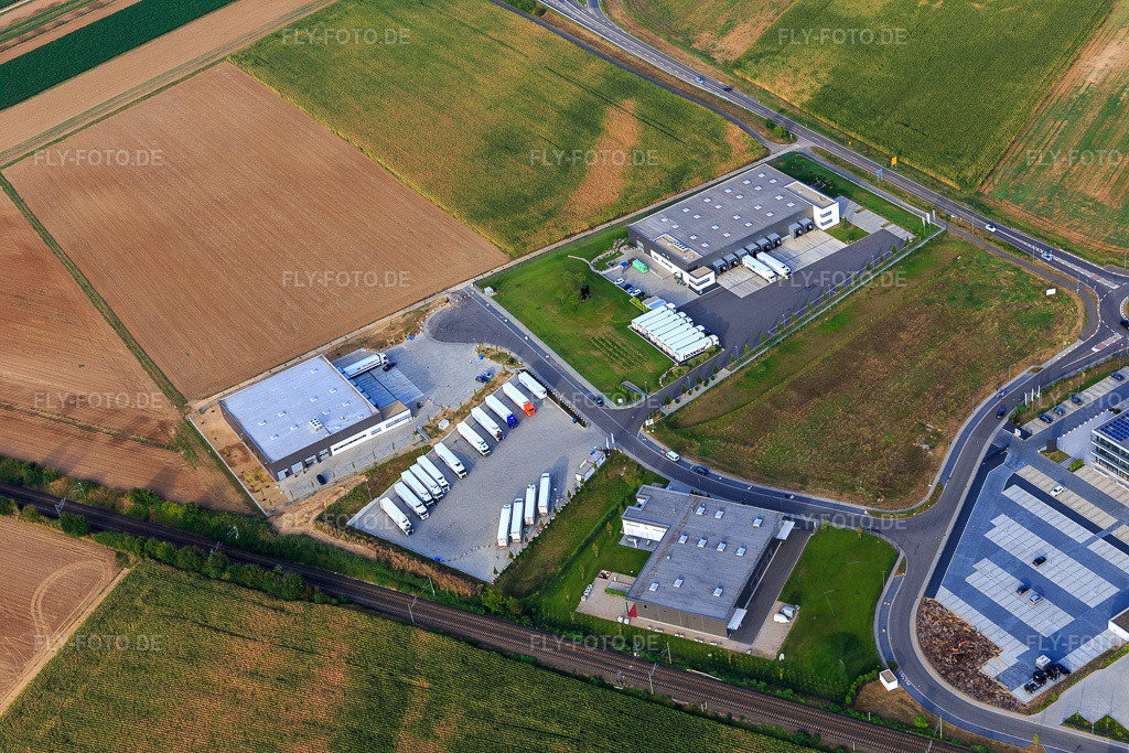 Luftbild: Industriegebiet Im Speyerer Tal mit Resinnovation GmbH, Markthalle 5 und TRANSAC Intern. Speditionsgesellschaft mbH in Rülzheim im Bundesland Rheinland-Pfalz in Deutschland. – Foto: IMG_094530.jpg vom 02.09.2016 durch Werner Riehm/FLY-FOTO.de – Auflösung des Originals: 5472 x 3648 px – der resinnovation GmbH - Wir sind das Kunstharz – TOMSLOT88 * Provider – TRANSAC Logistics GmbH