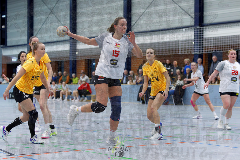 Frauen Oberliga Mitte (HHV); HSG Eibelshausen/Ewersbach - HSG Wettenberg II | Frauen Oberliga Mitte (HHV); HSG Eibelshausen/Ewersbach - HSG Wettenberg II am 13.12.2025 in Steinbrücken (Sporthalle am Hammerweiher)Photo © 2025 - Jörg Heinrich - Realisiert mit Pictrs.com
