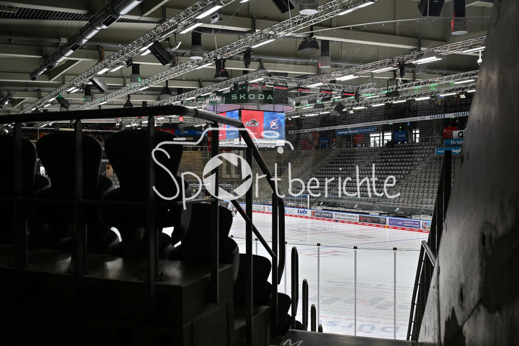 Augsburger Panther - Adler Mannheim | Das Curt Frenzel Stadion in Augsburg / CFS / Arena / Innenansicht / innere / Symbolbild / DEL: Augsburger Panther - Adler Mannheim, Curt Frenzel Stadion am 16.02.2025