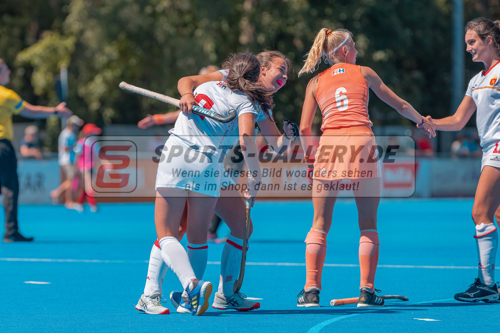 HK_20230711_101167 | Euro Hockey WU18 Spain vs Netherlands Championship Girls &amp; Boys am 11.7.2023 CHTC , Krefeld ,