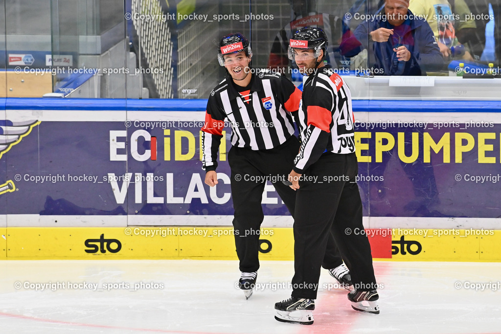 EC IDM Wärmepumpen VSV vs. HC Pustertal 8.9.2023 | OFNER Christian, STERNAT Christoph, Referees
