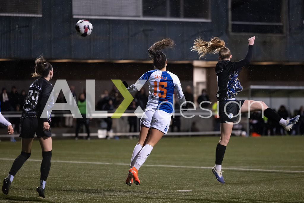 Fußball I Frauen I Saison 2025-2026 I AXA Women's Super League | Women I 14. Spieltag I Grasshoppers Club Zürich - FC Luzern I 14.02.2026 | 15 Marta Cazalla (ES) (GC Zürich) – Abwehr - Realisiert mit Pictrs.com