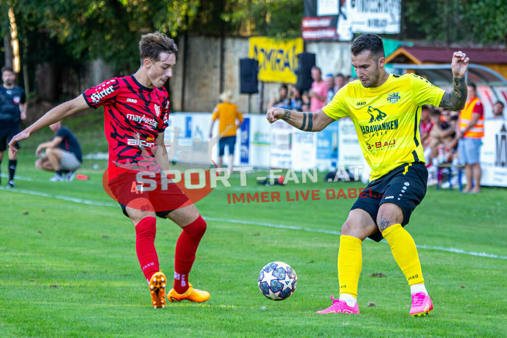 Kärntner Liga | Kärntner Liga ATUS Ferlach - ASKÖ Köttmannsdorf am 02.09.2023 in Ferlach
(Sportplatz), Austria, (Photo by Ernst Krawagner sport-fan.at) - Realisiert mit Pictrs.com
