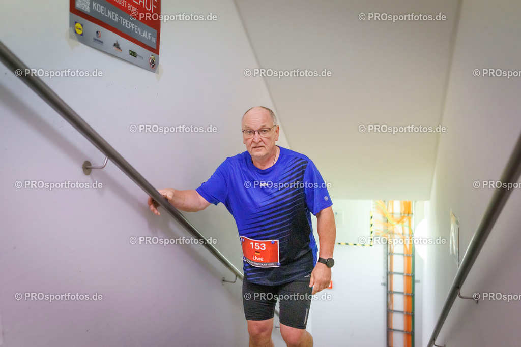 KölnTurm Treppenlauf; Köln, 03.08.2025 | Impressionen vom KölnTurm Treppenlauf am 03.08.2025 in Köln (Nordrhein-Westfalen). 