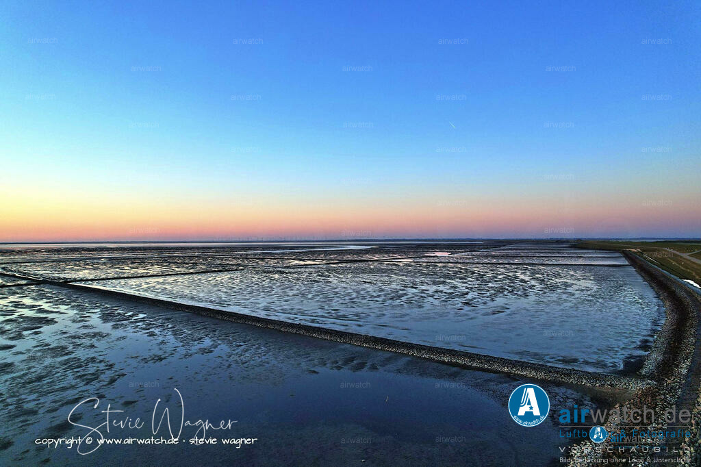 Luftbilder Nordfriesland, Nordstrand, Elisabeth-Sophien-Koog, Wattenmeer, Landgewinnung, Küstenschutz | Luftbild, Nordfriesland, Nordstrand, Elisabeth-Sophien-Koog, Wattenmeer, Landgewinnung, Küstenschutz