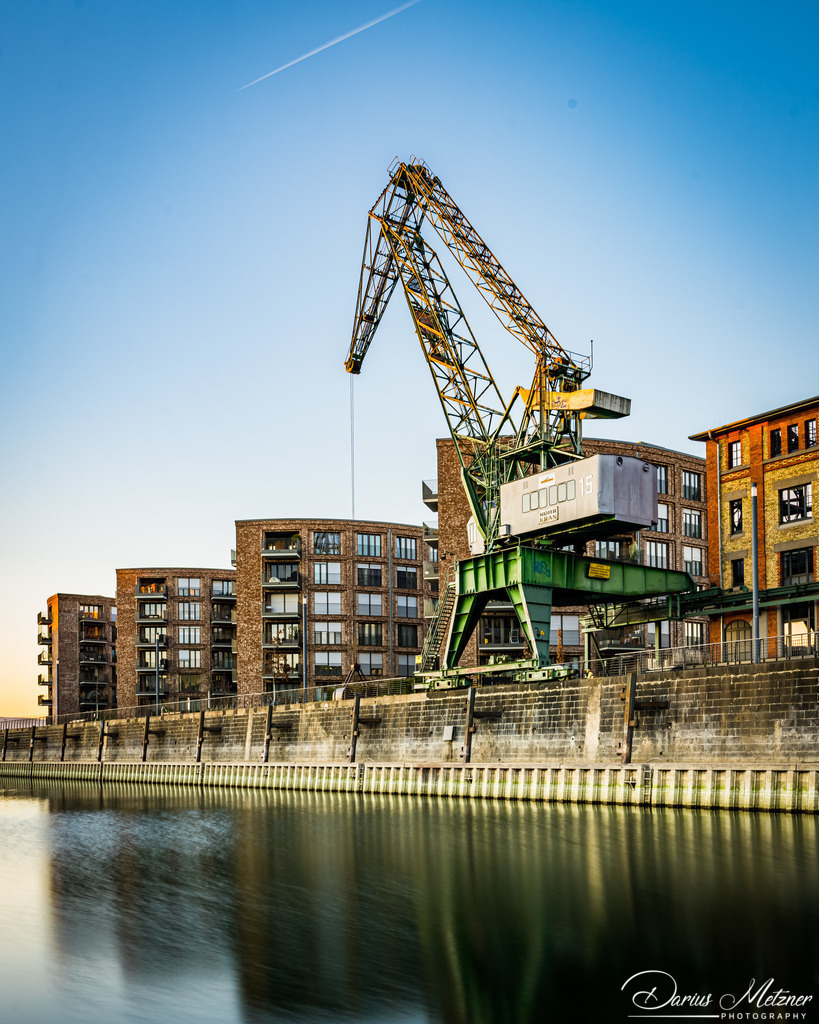 Der Zollhafen in Mainz | Seit 2012 entsteht auf dem Areal des ehemaligen Mainzer Zollhafens ein neues Wohngebiet.