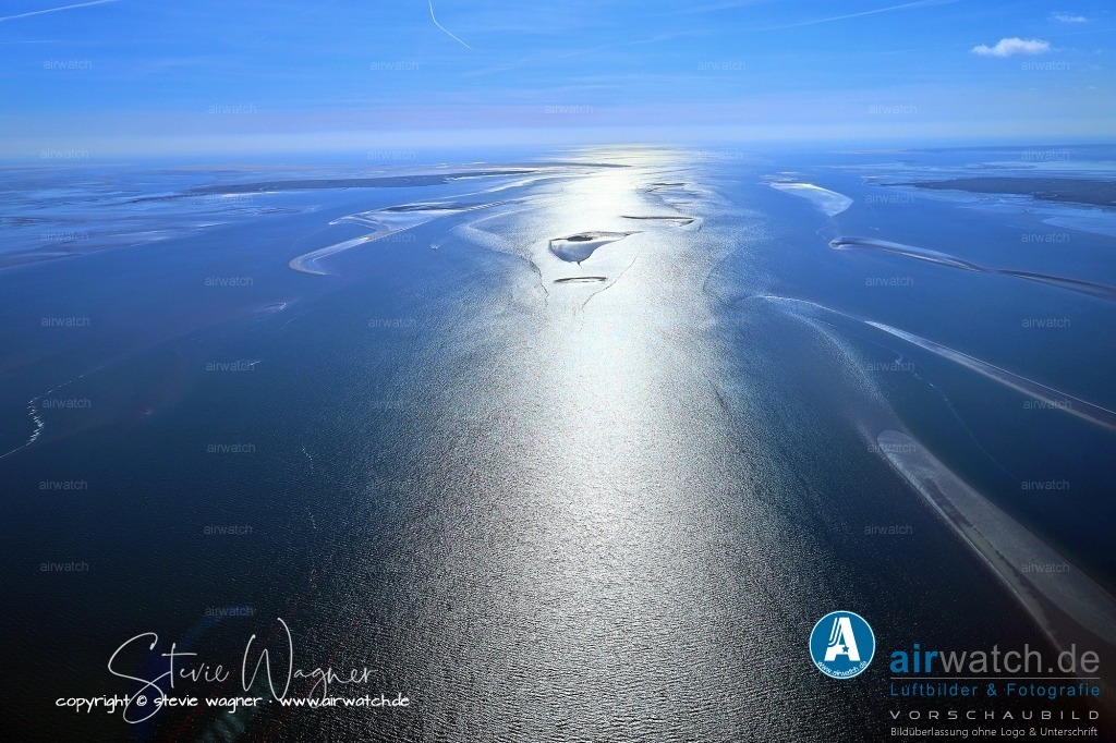 Wattenmeer, Fahrrinne und Priele - Hamburger Hallig - Hallig Hooge - Hallig Langeneß | Wattenmeer, Fahrrinne und Priele - Hamburger Hallig - Hallig Hooge - Hallig Langeneß