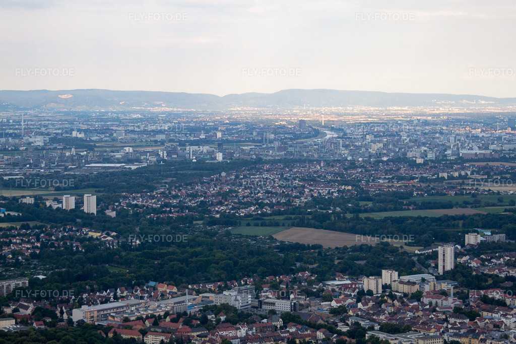 Luftbild: Ortsansicht in Frankenthal im Bundesland Rheinland-Pfalz in Deutschland. Foto: IMG_69054.jpg vom 24.06.2014 durch Werner Riehm/FLY-FOTO.de