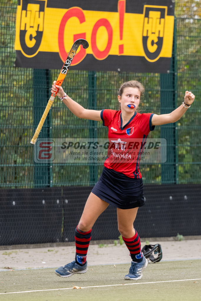 SFE_20231022_0190 | Deutsche Meisterschaft Weibliche U16 Finale Berliner HC - Harvestehuder THC am 22.10.2023 in Köln (Düsseldorfer Hockeyclub 1905 e.V.), Photo: Stephan Fehrmann 2023 (Sports-Gallery)