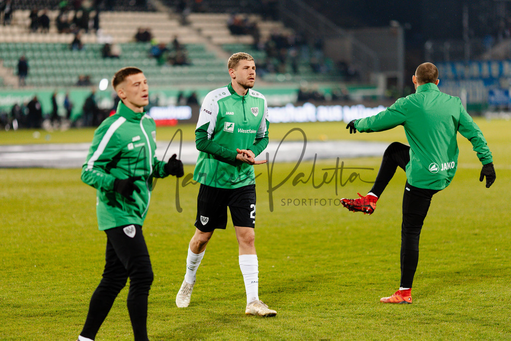 2. Bundesliga, Saison 2025/26, 21. Spieltag: SC Preußen Münster - VfL Bochum | Münster, 06.02.2026: 2. Bundesliga, 21. Spieltag, SC Preußen Münster gegen VfL Bochum im LVM-Preußenstadion in Münster. Foto: sportfotografie.ms | Markus Paletta - Realisiert mit Pictrs.com