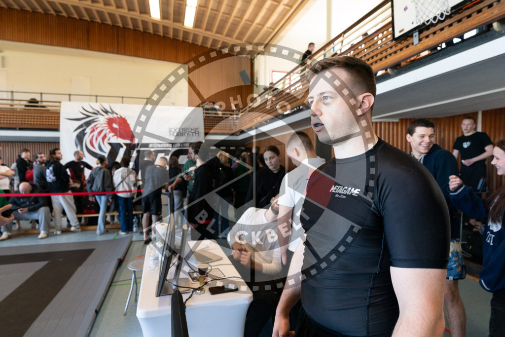 20250329PBB3710 | Fighters compete during the International Luta Livre (ILLCS) Germany IX Spring 2025 Competition spring on March 29, 2025 in Hannover, Germany.© Chiara Dazi