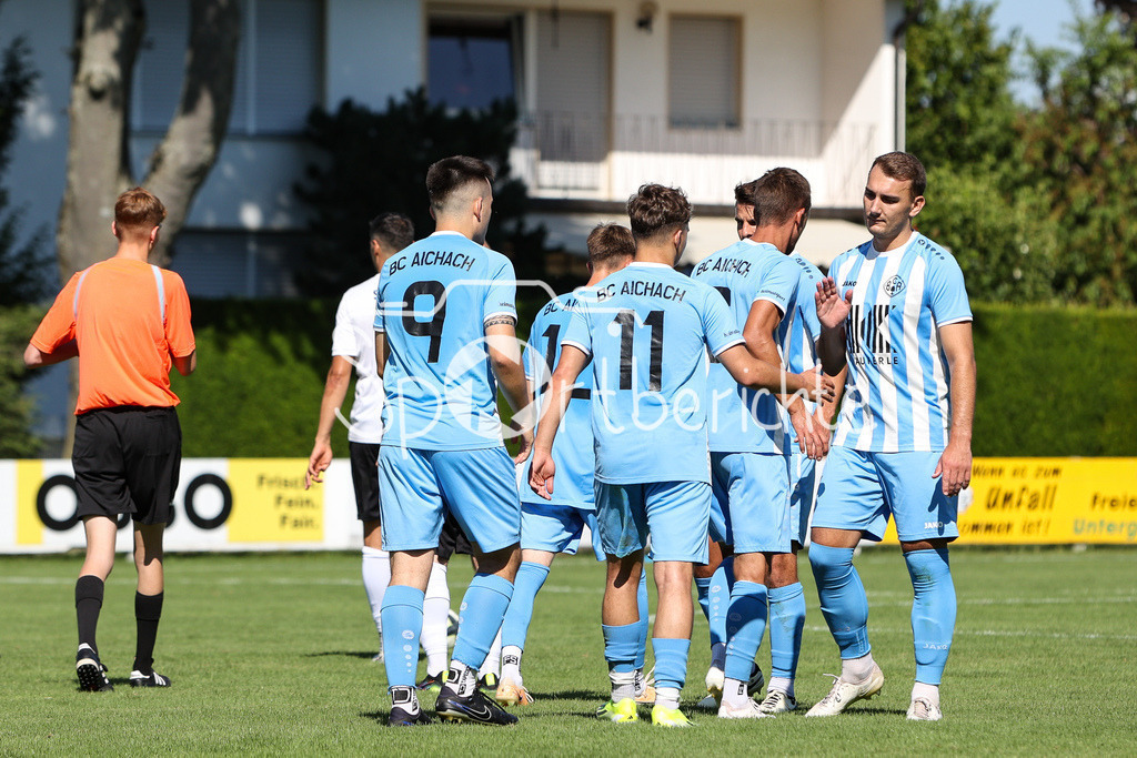 BC Aichach - SC Ried/ND | Jubel nach 2-0 durch BCA #11