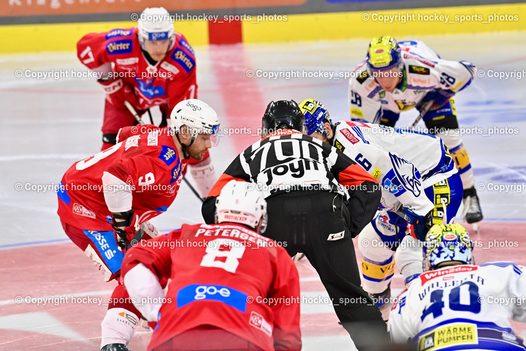 EC KAC vs. EC IDM Wärmepumpen VSV 4.2.2024 | TRILAR VIKTOR Referee, Trikot 700, #9 Mursak Jan, #16 Hancock Kevin