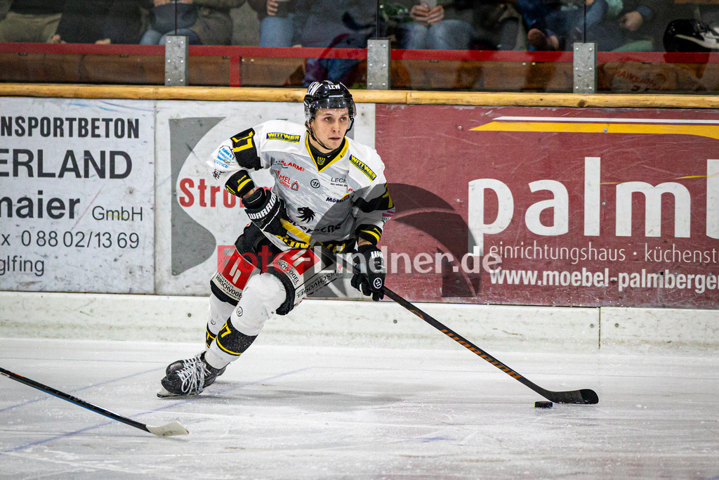 TSV Peißenberg MINERS gegen EA Schongau | Eishockey Bayernliga Herren Vorrunde 2024/25, TSV Peißenberg MINERS gegen EA Schongau, 20241031,Anton EGLE (MAMMUTS 77) in Aktion, Freisteller,2024-10-31 in Peißenberg (Eisstadion Peißenberg)Anton EGLE (MAMMUTS 77)Copyright: WolfgangxLindner foto-lindner.de