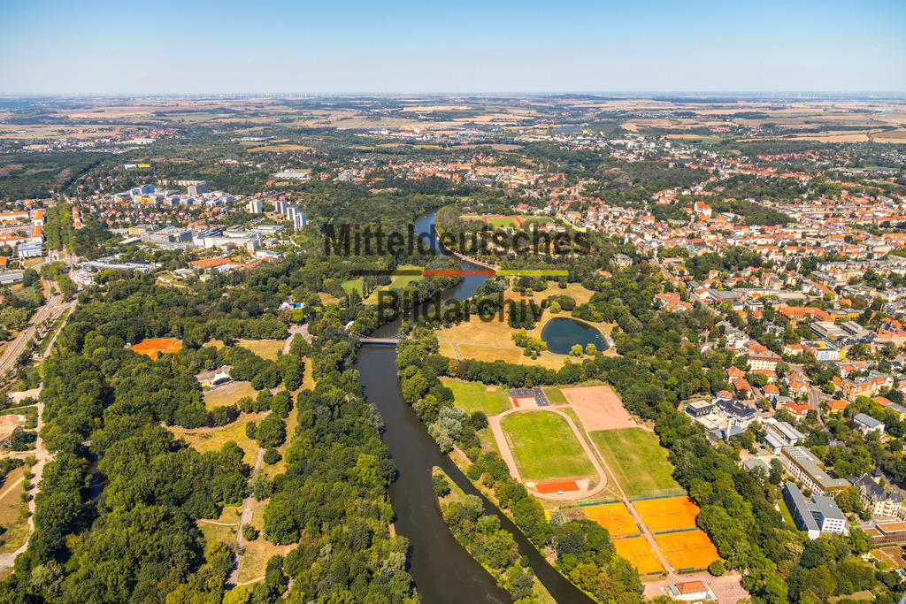 Halle Peissnitzinsel Burg Giebichenstein-8978 | Saale bei Halle, Insel Peißnitz - Realisiert mit Pictrs.com