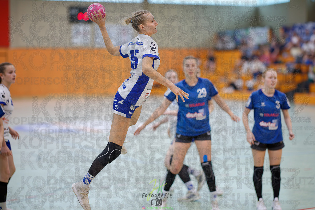 Quali-Turnier JBL wJA; TuS Steißlingen - SG Kappelwindeck/Steinbach | Quali-Turnier JBL wJA; TuS Steißlingen - SG Kappelwindeck/Steinbach am 31.05.2025 in Oberkleen (Weidig-Halle)Photo © 2025 - Jörg Heinrich - Realisiert mit Pictrs.com