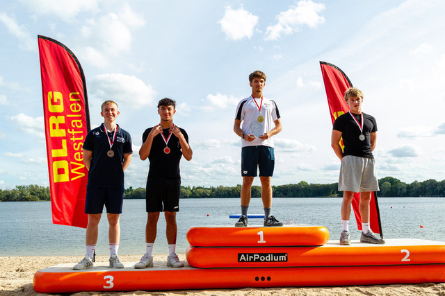 DLRG, Rettungssport, Beach- & Oceanevents, Landesmeisterschaften Freiwasser Rettungssport NRW 2025 14.09.2025 | Kalkar-Wissel, Deutschland - September, 14: Landesmeisterschaften Freiwasser Rettungssport NRW 2025 (Foto: Benedikt Lang (DLRG)) - Realisiert mit Pictrs.com