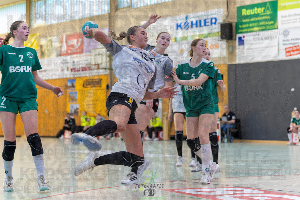 Jugendbundesliga wJA, Pokalrunde, HSG Kleenheim/Langgöns - Frisch Auf Göppingen | Jugendbundesliga wJA, Pokalrunde, HSG Kleenheim/Langgöns - Frisch Auf Göppingen am 28.02.2026 in Oberkleen (Weidig-Halle)Photo © 2026 - Jörg Heinrich - Realisiert mit Pictrs.com