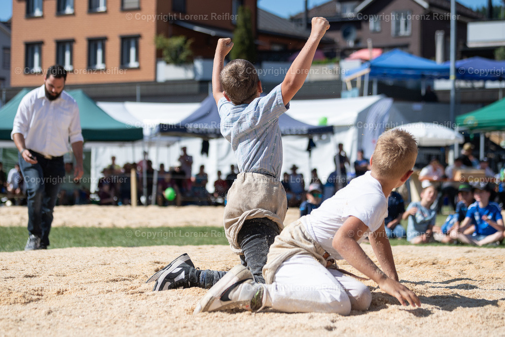 Schwingen -  Appenzeller Kantonal Nachwuchsschwingfest 2023 | Oberegg, 8.7.23, Schwingen - Appenzeller Kantonal Nachwuchsschwingfest.