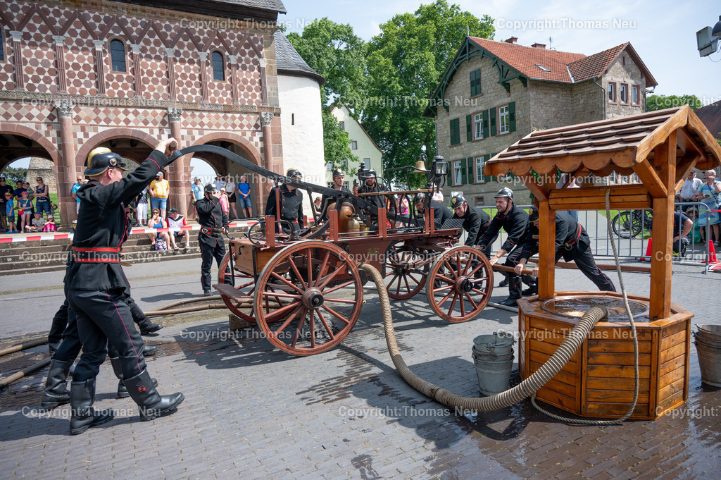 DSC_0646 | 14.06.2025,ble, Lorsch, vor der Königshalle Jugendwehr und Zeitreise durch die Geschichte der Feuerwehr, ,, Bild: Thomas Neu