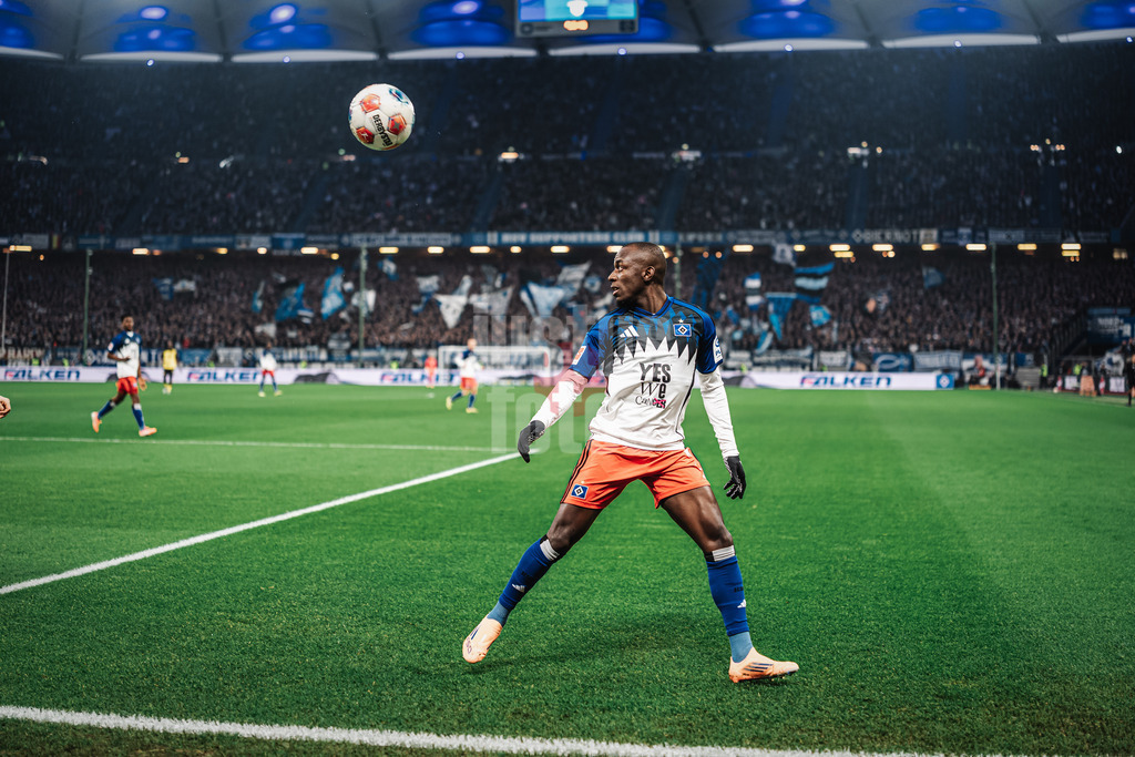 Fußball | Männer | Saison 2025/2026 | 1. Fußball-Bundesliga | 10. Spieltag | Hamburger SV vs. Borussia Dortmund | 08.11.2025 | Jean-Luc Dompe (#7, HSV)