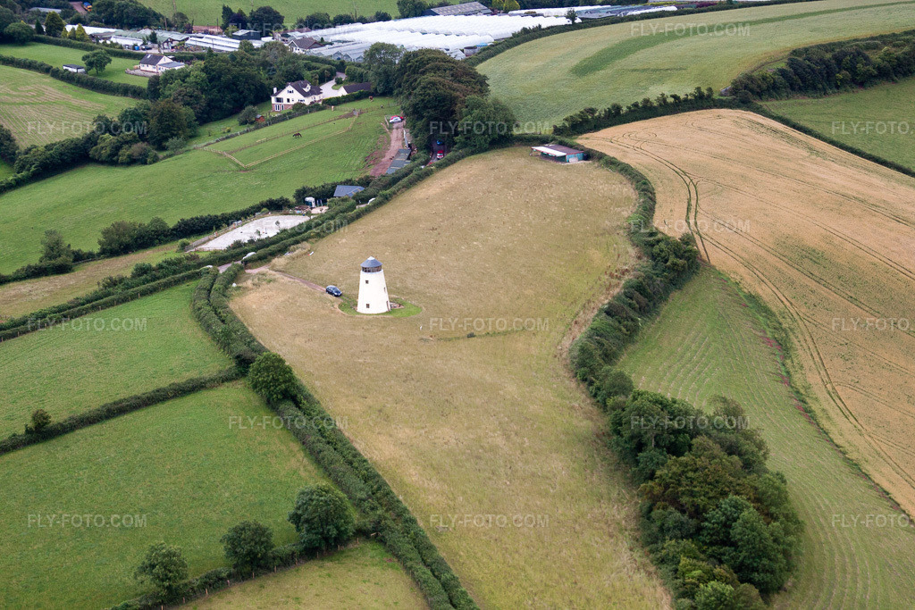 Aerial view: View of the town in Kingskerswell in the state England, Great Britain. – Photo: IMG_19490.jpg taken on 07/20/2009 by Werner Riehm/FLY-FOTO.com – Resolution of the original: 4752 x 3168 px