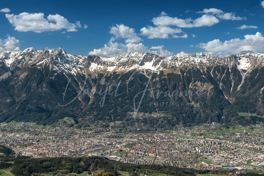 Innsbruck | Blick auf die Nordkette und Innsbruck