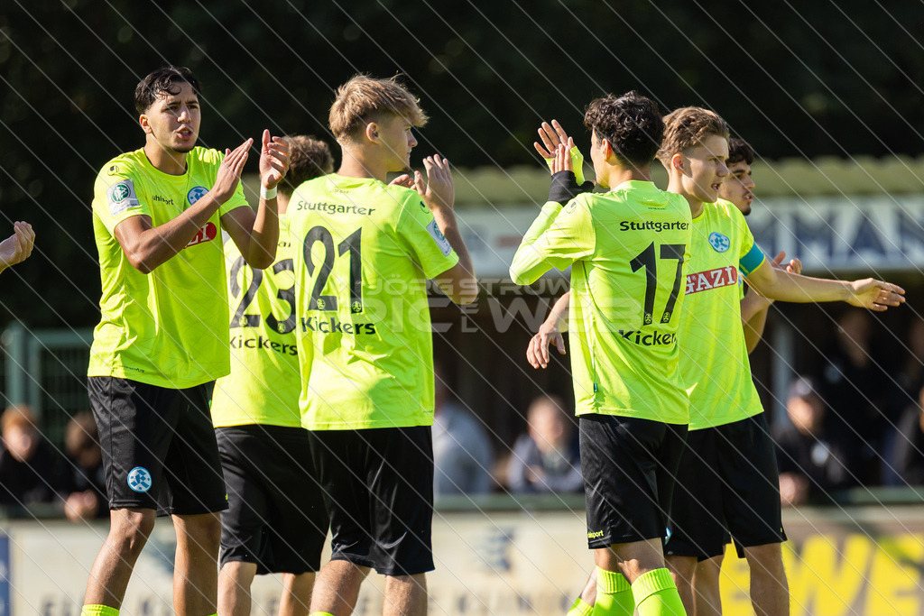 20251003_Picselweb-Fotografie_1R3_0334 | DFB Pokal 2. Runde, JFV A/O/B/H/H - SV Stuttgarter Kickers, Foto: Jörg Struwe - picselweb.de - Realisiert mit Pictrs.com