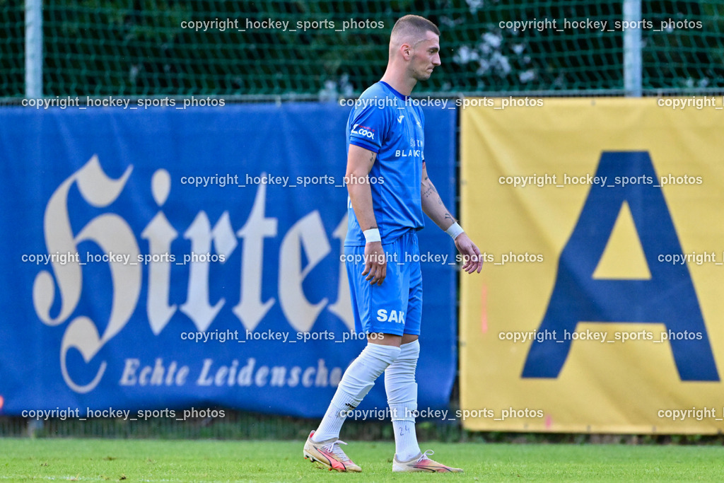KAC 1909 vs. SAK | #24 Zoran Vukovic SAK, KAC 1909 vs. SAK, KAC 1909 vs. SAK am 06.09.2024 in Klagenfurt (Sportplatz KAC), Austria, (Photo by Bernd Stefan)