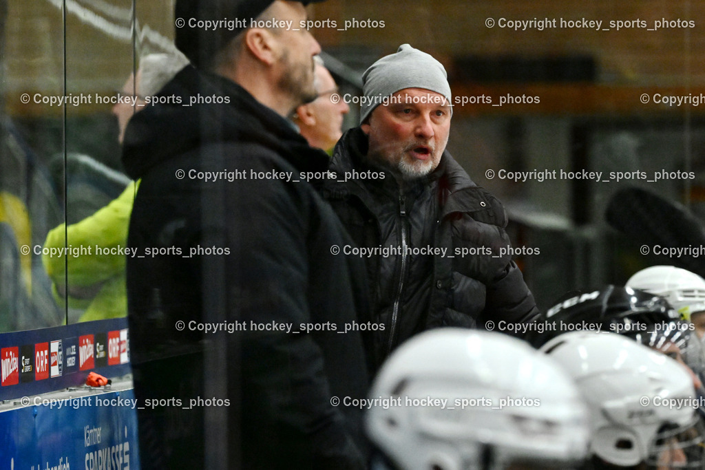 EC Kellerberg vs. EC Arnoldstein | Headcoach EC Arnoldstein Hafner Gerd, EC Kellerberg vs. EC Arnoldstein, EC Kellerberg vs. EC Arnoldstein am 27.01.2026 in Villach (Stadthalle Villach), Austria, (Photo by Bernd Stefan)