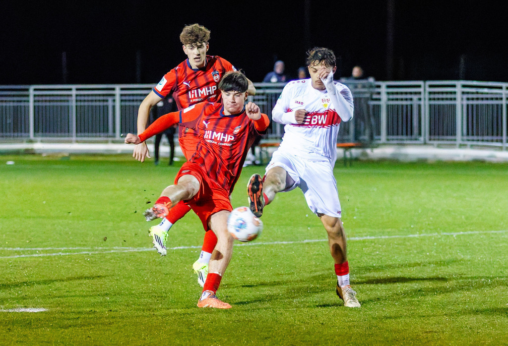FCHVFB_260325_3-70 | 1.FC Heidenheim 1846 vs. VfB Stuttgart, Fußball, A-Junioren, Verbandspokal, 2025/2026, 25.03.2026 in Heidenheim, Rasenplatz, Walter-Birkhold-Jugendstadion(Foto: Michael Bulling) - Realisiert mit Pictrs.com